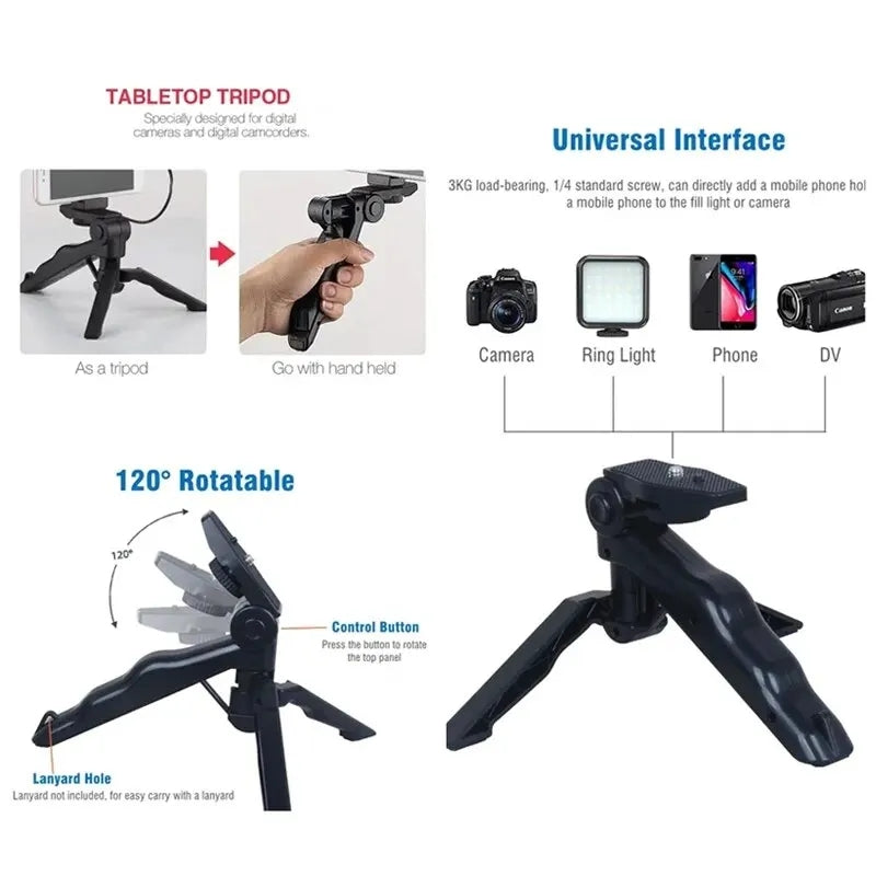 KIT TRIPODE CON MICROFONO