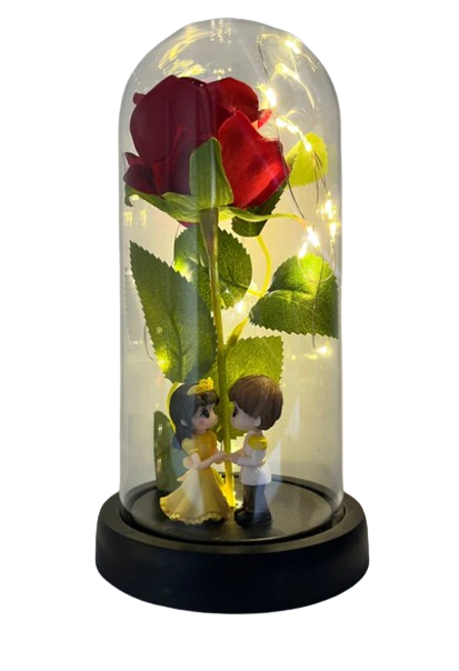 Cúpula Rosa Eterna Príncipe Y Princesa